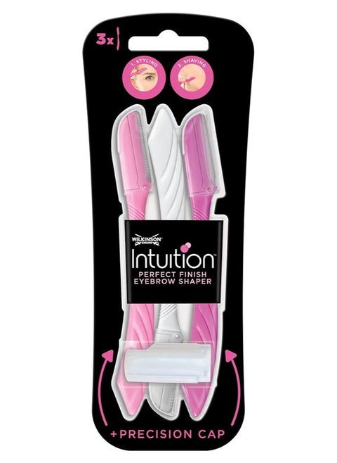 Intuition perfect finish eyebrow shaper 3PCS+Precision Cap