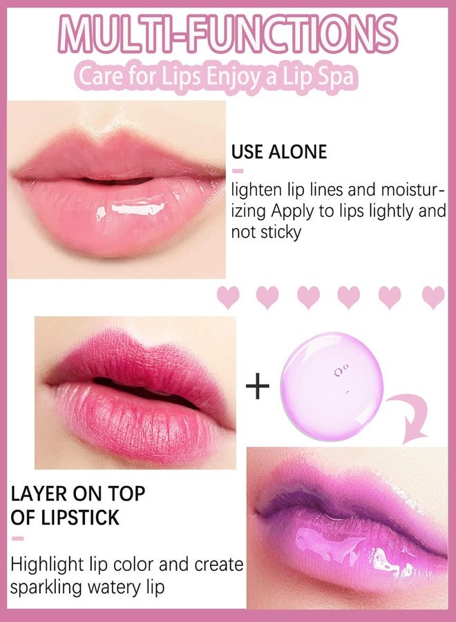 LYSdefeu Glow Reviver Lip Oil Moisturizing Lip Gloss for Dry Lips, Clear Lip Oil with Plumping, Hydrating Effects, Women's Makeup Gift (#006 Berry) - Image 4