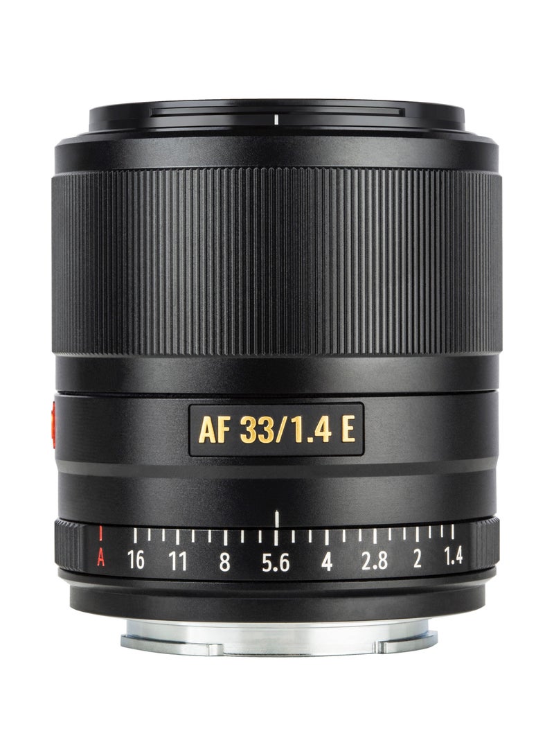 فيلتروكس Viltrox AF 33mm f/1.4 E Lens for Sony E (Black) - Image 1