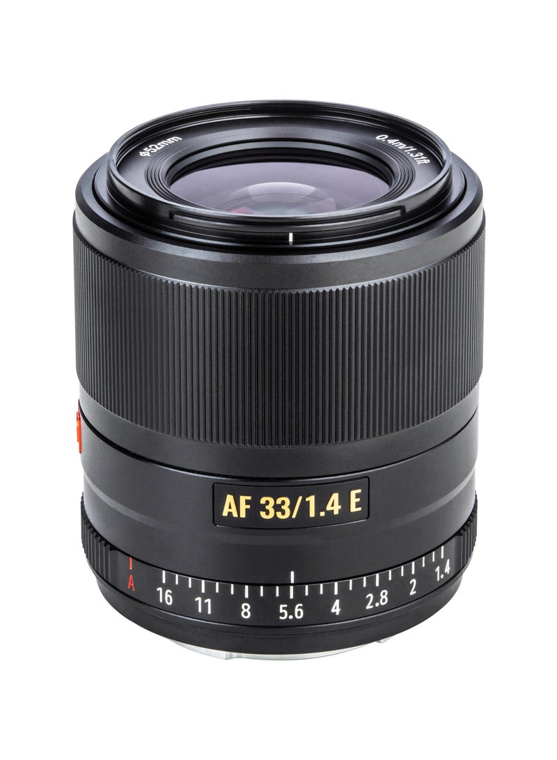 فيلتروكس Viltrox AF 33mm f/1.4 E Lens for Sony E (Black) - Image 2