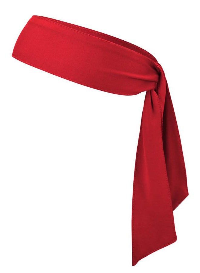 SRLLBBY Sport Tie Headbands Tennis Head Tie for Men Women Sports Fans Ninja Soccer Basketball Teams Head Ties Halloween (Red) - Image 1