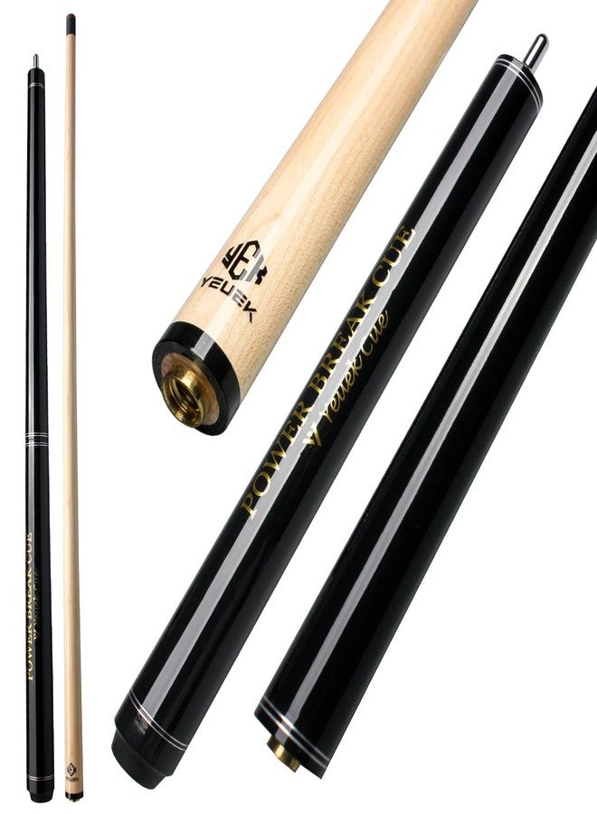 YEUEK 3-Piece Heavy Jump Break Cue Stick 23oz,Canadian Maple Wood Pool Stick,13.5mm Bakelite Tip for Explosive Breaks and Effortless Jumps - Image 1