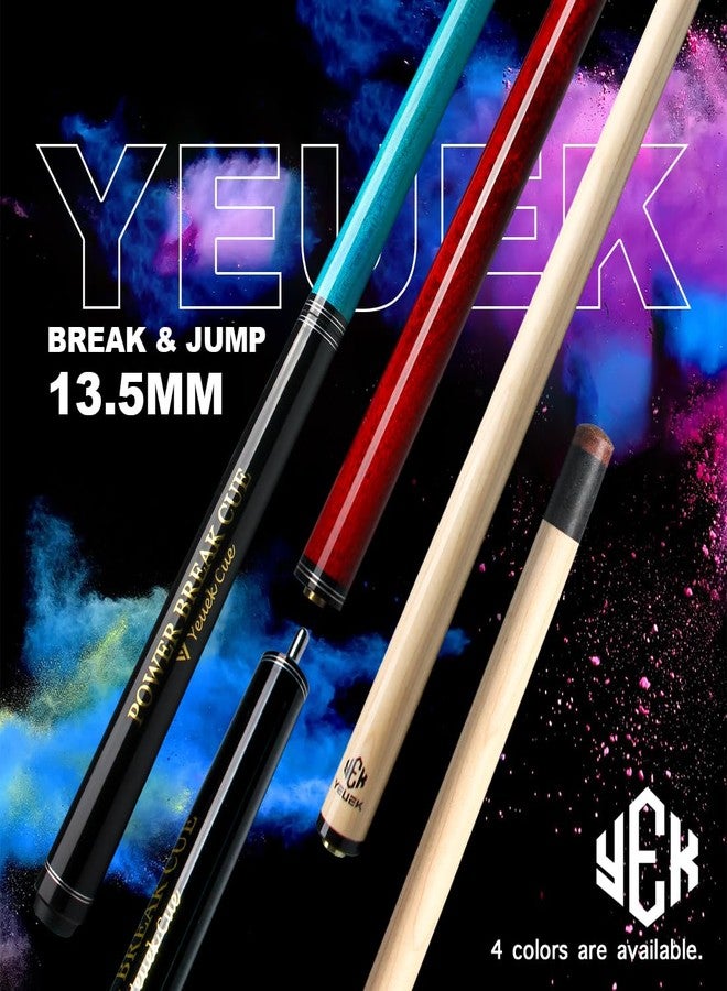 YEUEK 3-Piece Heavy Jump Break Cue Stick 23oz,Canadian Maple Wood Pool Stick,13.5mm Bakelite Tip for Explosive Breaks and Effortless Jumps - Image 3