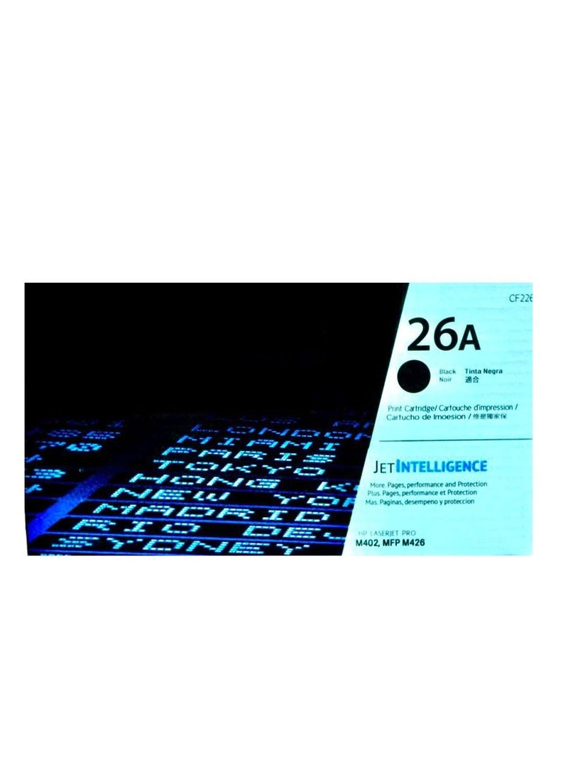 Toner Cartridge Compatible 26A Printer Toner Cartridge For HP LaserJet Pro M402n M426fdw  Black - Image 1