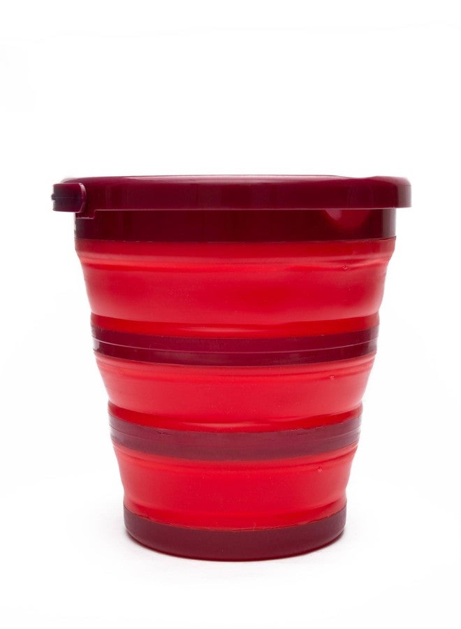 Cambridge ERI10ZERDRI5BM Robert Irvine 10 Qt Red Collapsible Ice Bucket - Image 2