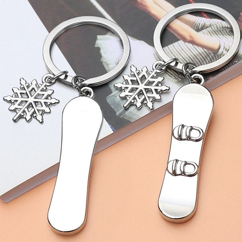 💍 إكسسوارات تزلج حلقة مفتاح مزخرفة من سبائك الزنك - Image 4