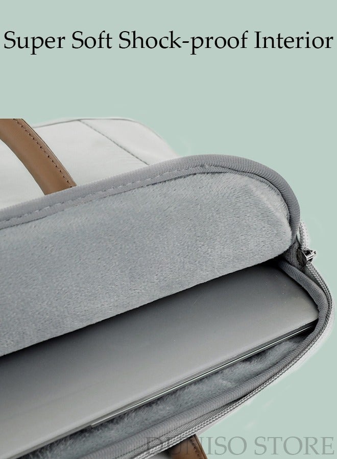 14 Inch Laptop Bag Lightweight Computer Bag Travel Business Briefcase Water Resistance Shoulder Messenger Bag Crossbody Bag for Men and Women Work Office