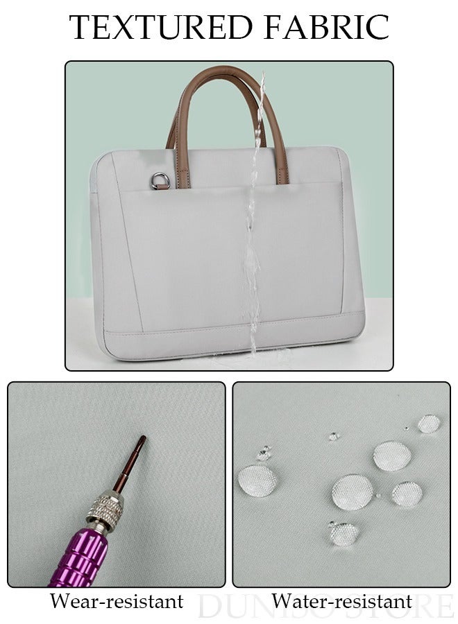 14 Inch Laptop Bag Lightweight Computer Bag Travel Business Briefcase Water Resistance Shoulder Messenger Bag Crossbody Bag for Men and Women Work Office