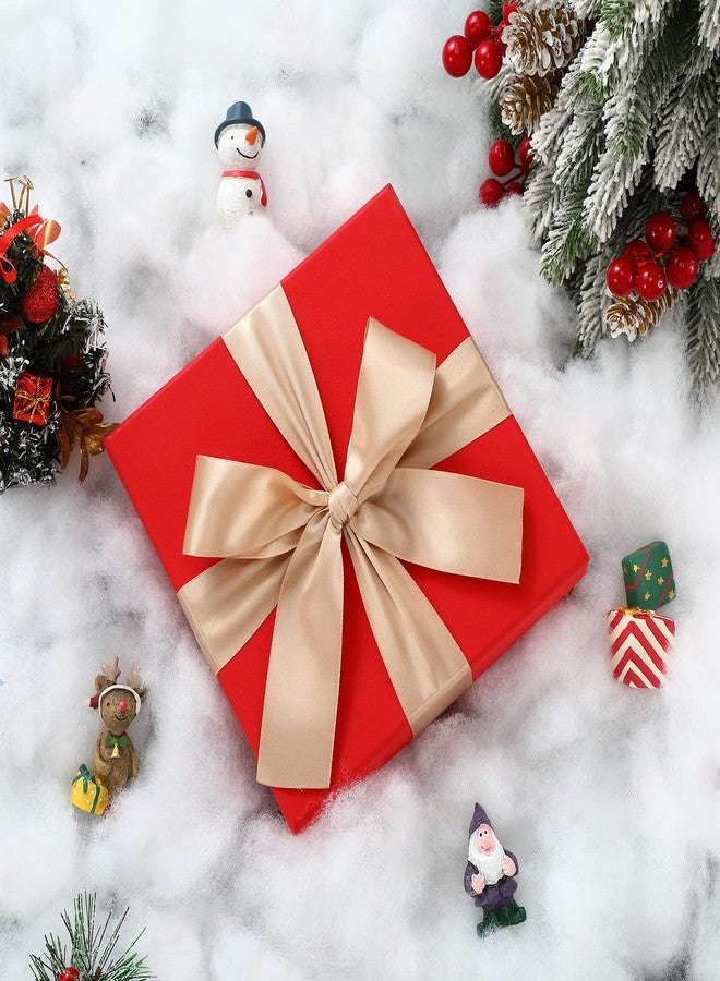 جيريفي ٦ أكياس من الثلج الصناعي الناعم لعيد الميلاد مع قصاصات ثلجية لامعة، بطانية ثلجية داخلية صناعية، ديكور ثلجي واقعي مع قصاصات ثلجية ذهبية وفضية لتزيين رف الموقد في فصل الشتاء. - Image 3