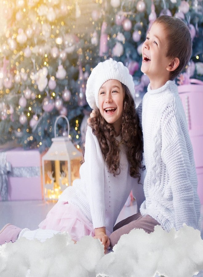 جيريفي ٦ أكياس من الثلج الصناعي الناعم لعيد الميلاد مع قصاصات ثلجية لامعة، بطانية ثلجية داخلية صناعية، ديكور ثلجي واقعي مع قصاصات ثلجية ذهبية وفضية لتزيين رف الموقد في فصل الشتاء. - Image 5