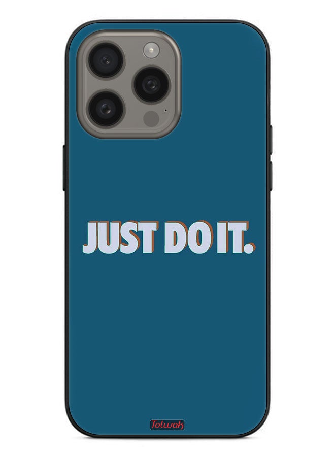 Tolwak Apple iPhone 15 Pro Protective Case Cover Just Do It - Image 2
