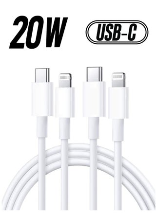USB-C to Lightning Cable 20W, Stuffcool 2 Pack 6.6FT Power Delivery Fast Charging Data Sync Type C PD Quick Charger Compatible with iPhone 12/12 Pro/11/XS/XR/X 8/iPad/AirPods Pro - pzsku/Z20625C67657F6147AC88Z/45/_/1738233434/b4181bf3-ddd8-4015-b5e6-657ee5c47830
