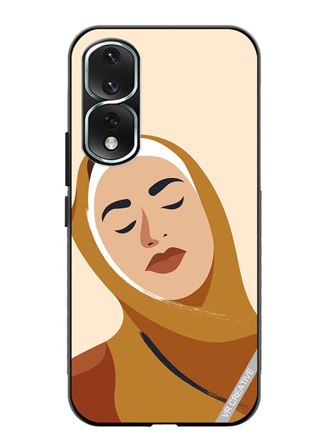 VR CREATIVE Protective Case Cover For Honor 80 Pro Cartoon Woman Shape Design Multicolour - Image 1