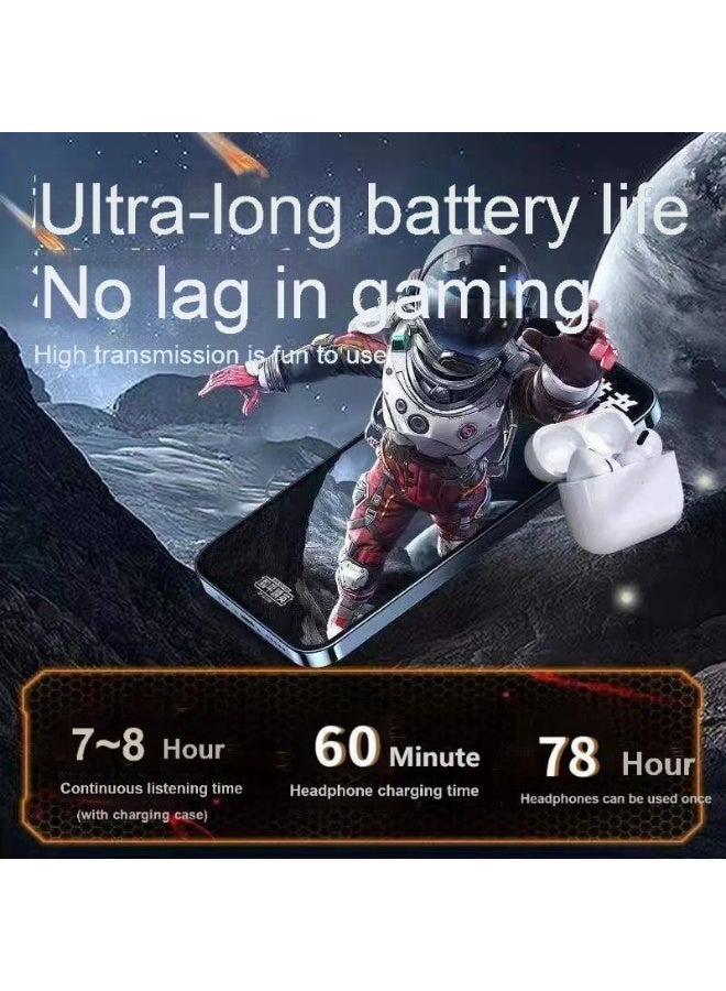 7th Gen Wireless Bluetooth Earbuds – Dolby Surround Sound, Ultra HD Calls, HiFi Audio, ANC Noise Cancelling, Low Latency Gaming, Bluetooth 5.3, Touch Volume Control, 25H Battery – Premium Version with Charging Case - Image 2