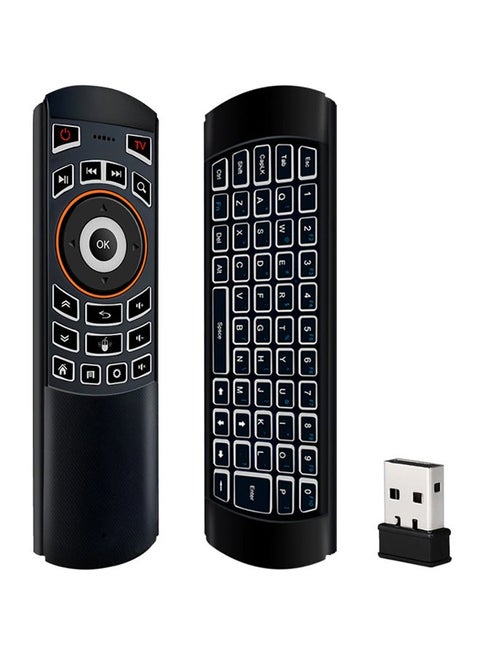 Wireless Remote Control 6-Axis Motion Sensing For Smart Android TV Black