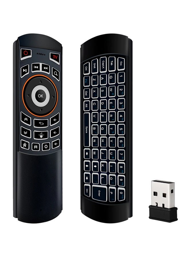 Wireless Remote Control 6-Axis Motion Sensing For Smart Android TV Black