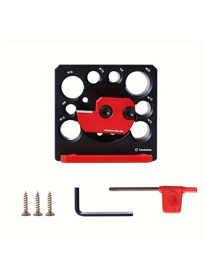 أداة ضبط قابلة للتعديل لصنع الدوابل بفتحات 8 مع إدراجات كربيدية لمثاقب النجارة 8-20 مم - Image 1