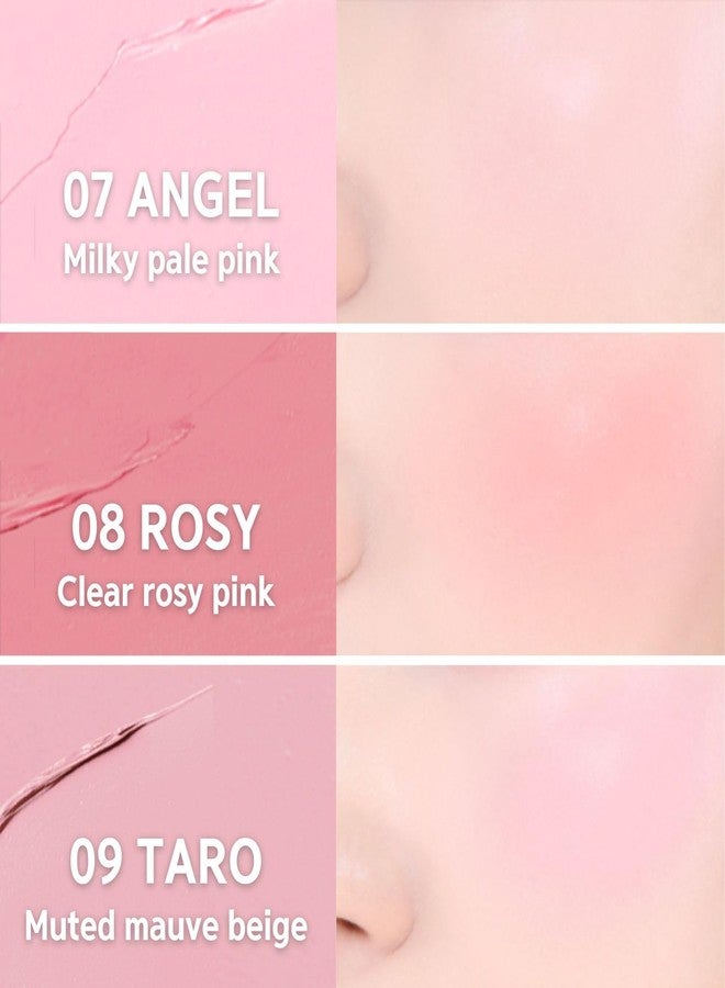 BBI@ BBIA BBIA Ready To Wear Downy Cheek Cream Blush 8 Color - Creamy Blendable & Buildable Blush Dewy Texture & Matte Finish High Pigment Longlasting Lightweight Natural Face Makeup, 0.12oz (09 DOWNY TARO) - Image 5