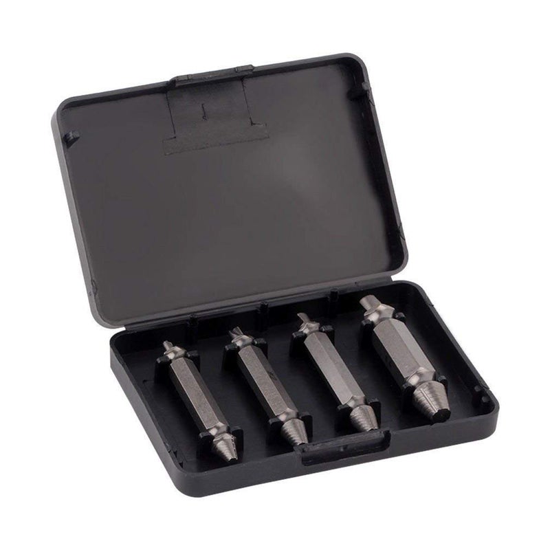 EBOFAB Screw Extractor 4 Piece Set Steel Speed Out Easily Screw Opener Broken Bolt Remover - Image 2