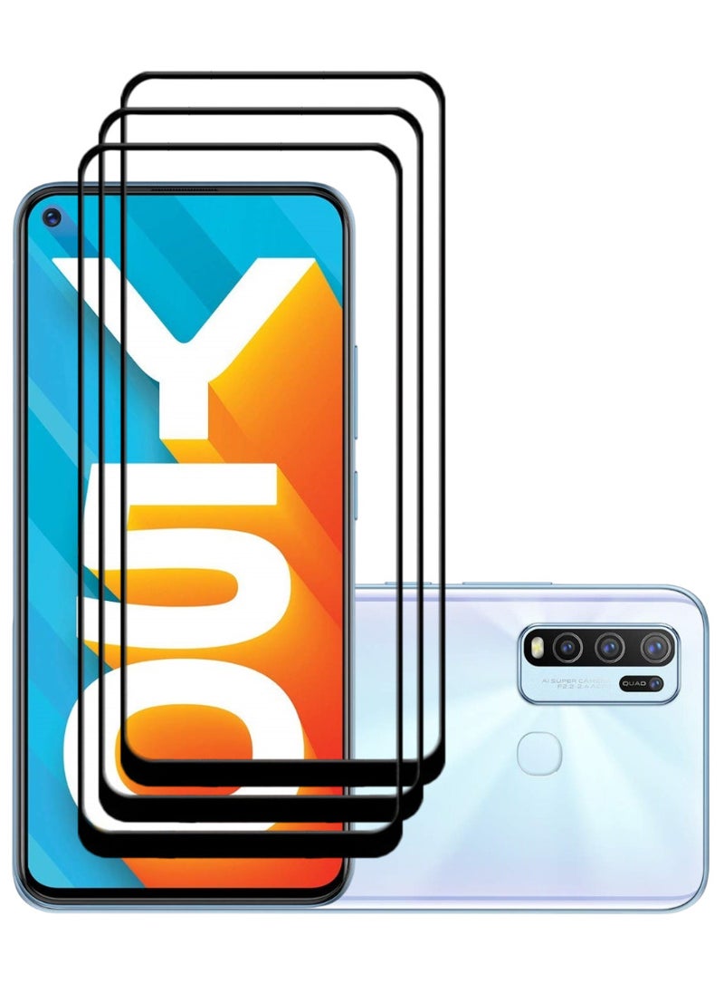 ACLIX 3 Pieces Antistatic ESD Dustproof Premium Quality High Definition Tempered Glass Screen Protector Designed For vivo Y50 - Image 1