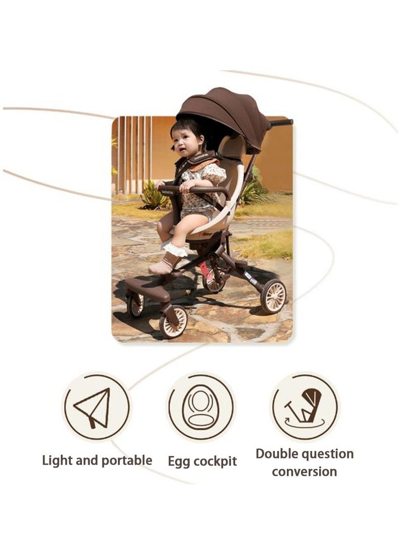 baobaohao - V7 Lightweight and Compact Baby Stroller with One Hand Easy Fold, Adjustable Handles and Soft Ride Wheels - Image 1