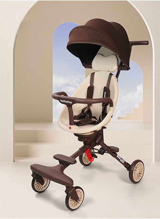 baobaohao - V7 Lightweight and Compact Baby Stroller with One Hand Easy Fold, Adjustable Handles and Soft Ride Wheels - Image 1