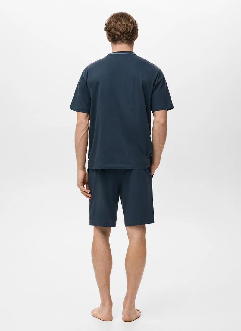 مانجو مان شورت بيجاما قطن عبوة