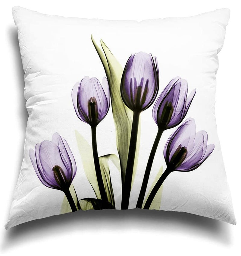 homewards Satin Digital Printed Cushion Covers 16x16 Inches Multicolour Set of 5 - Image 3