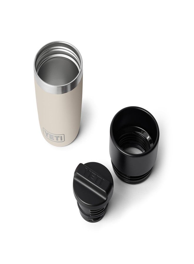 YETI Rambler 8 oz Travel Bottle, Stainless Steel, Vacuum Insulated with Leakproof Commuter Cap, Cape Taupe - Image 3