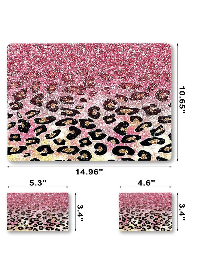 ARTSO 15.6 inch Laptop Notebook Skin Sticker Universal Soft Art Cover Decal Fits 12 13 13.3 14 15 15.4 15.6 inch Laptop Protector,Easy to Apply, Reusable, Pink Leopard Print - Image 5