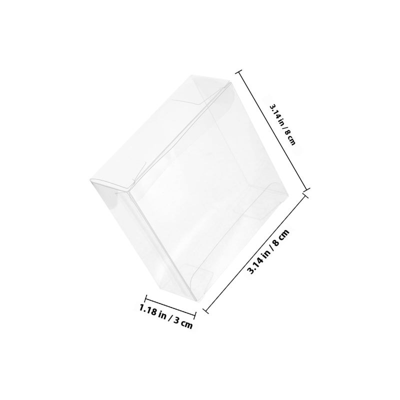 Clear PVC Candy Box 50 Pieces Chocolate Storage Container For Party Wedding Treat - Image 3