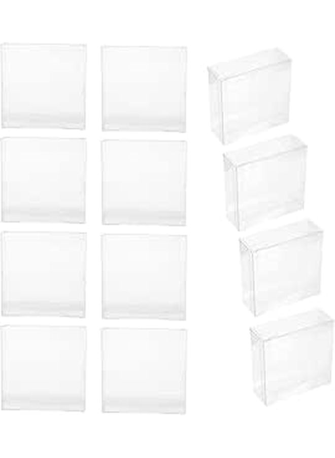 Clear PVC Candy Box 50 Pieces Chocolate Storage Container For Party Wedding Treat - Image 1