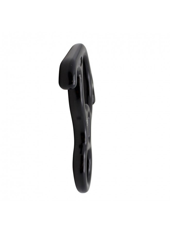 Fusion Climb Aluminum Terminal 8 Descender Black, Large Bent Ear Belaying and Rappelling Gear Belay Device, Perfect for Climbing, Ziplining and Rescue(FP-8145-BLK) - Image 3