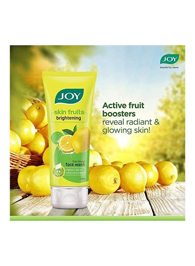 JOY Skin Brightening And Glowing Fruit Infused Face Wash Yellow 200ml - Image 3