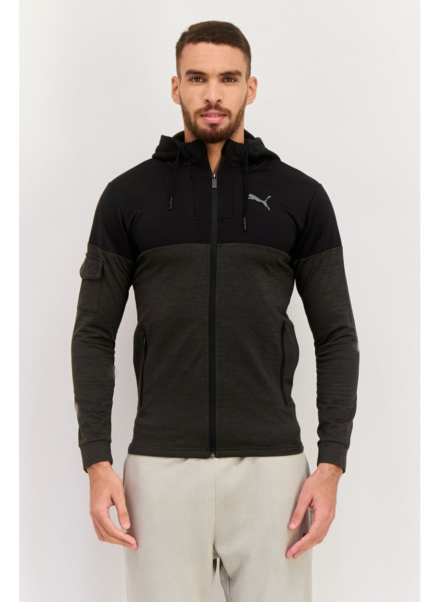 PUMA Men Sportswear Fit Training Hoodie, Black  - Image 1