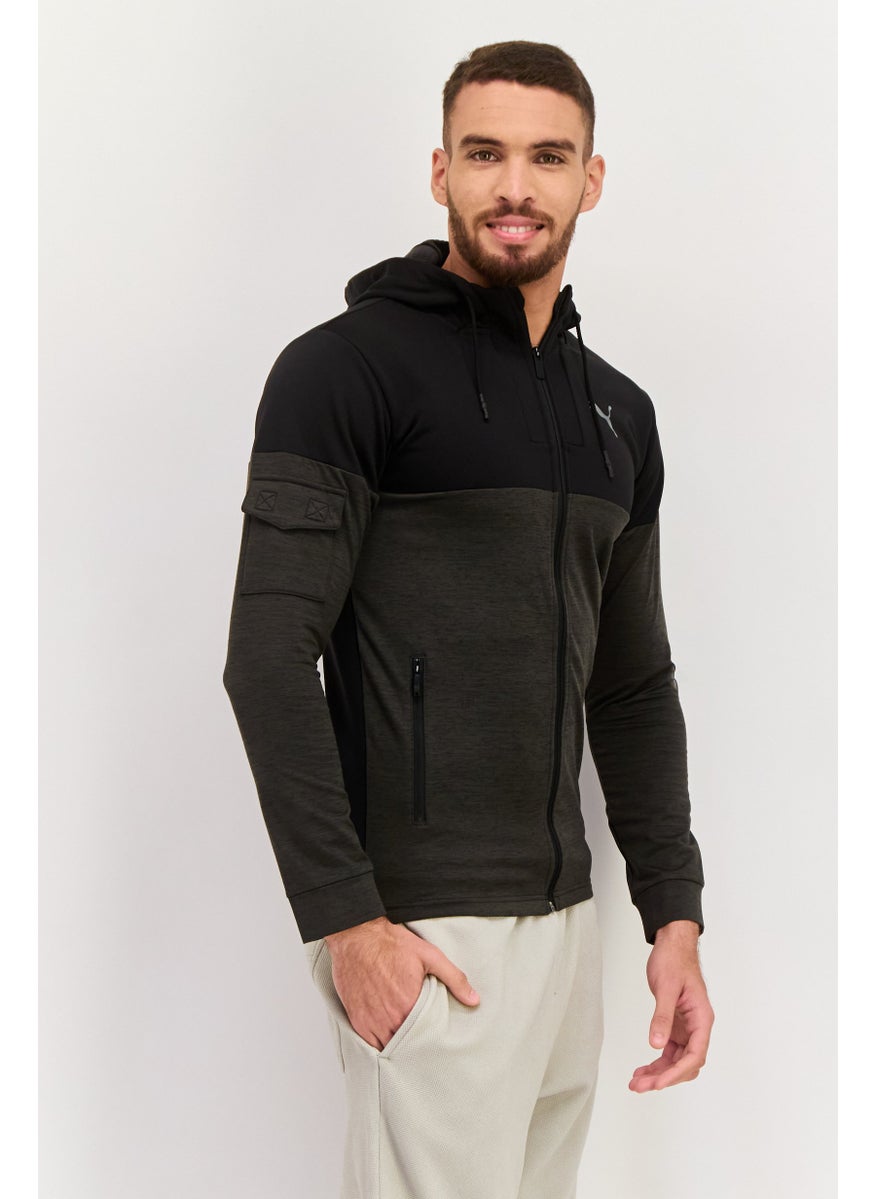 PUMA Men Sportswear Fit Training Hoodie, Black  - Image 3