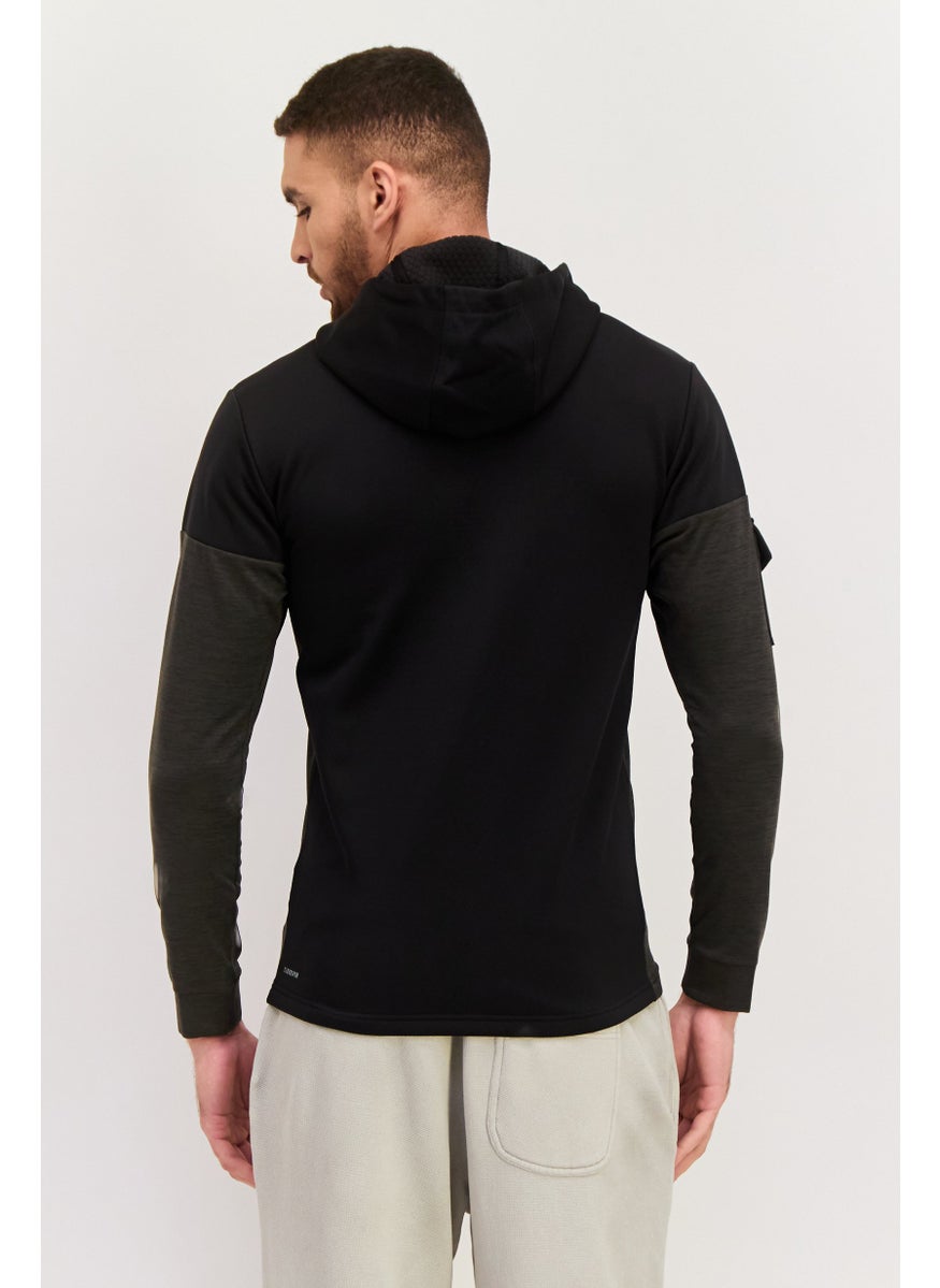 PUMA Men Sportswear Fit Training Hoodie, Black  - Image 2
