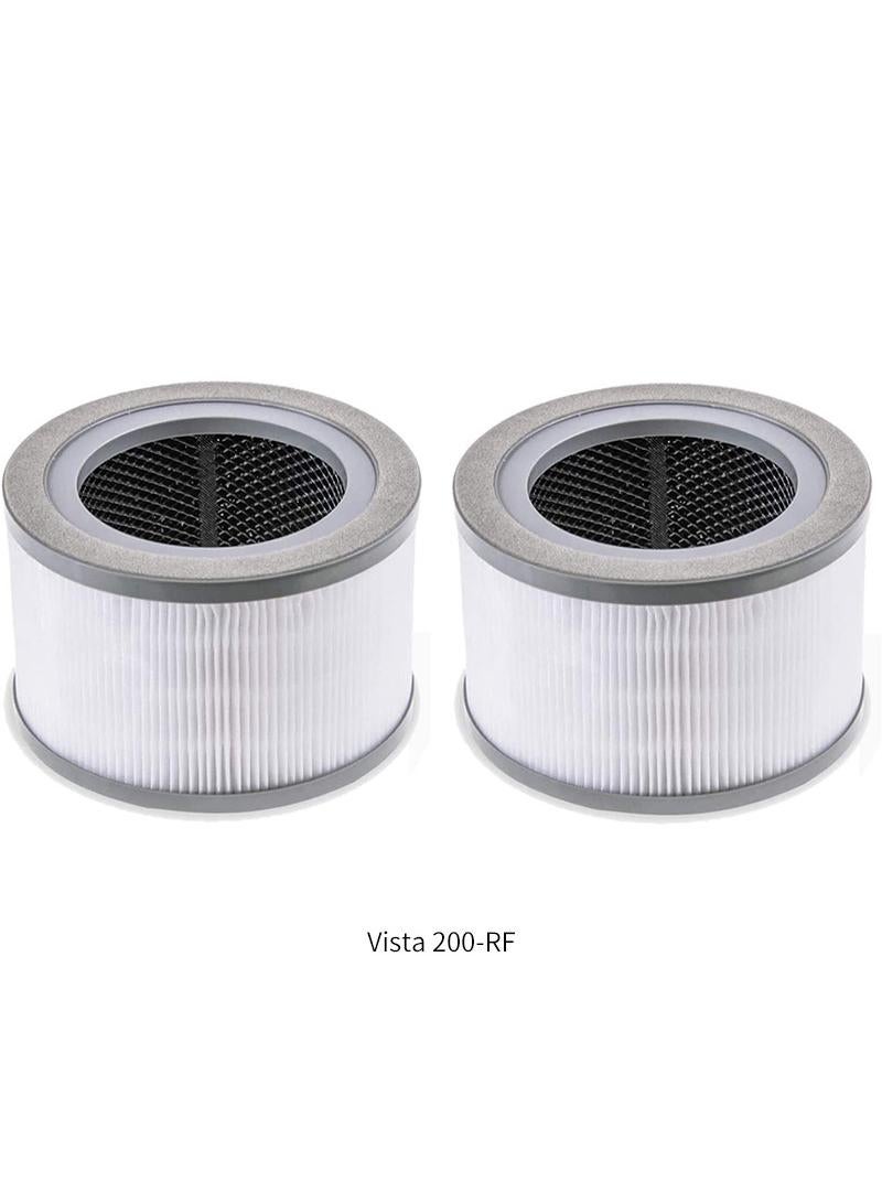 Y&D فلتر تنقية الهواء بديل من 1 قطعة متوافق مع Cartridge فلتر Levoit لملحقات مكانس التنظيف، مناسب لـ Vista-200-Rf - Image 1