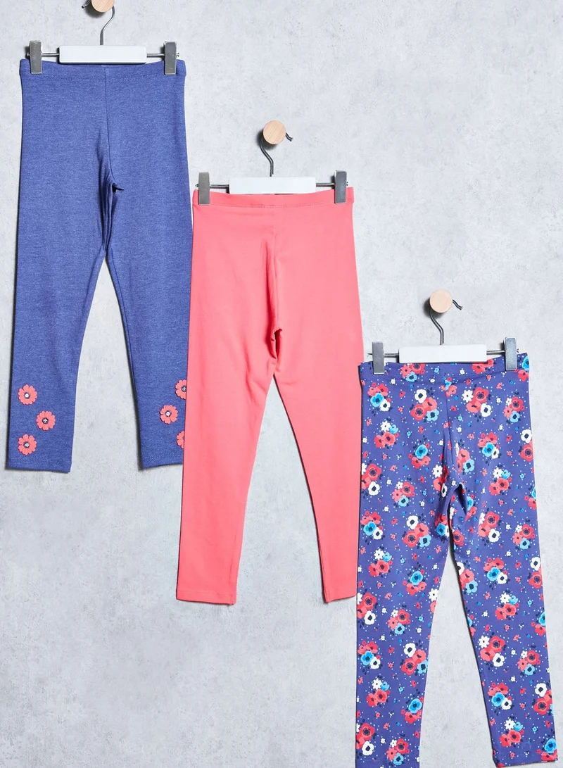 F&F Kids 3 Pack Leggings