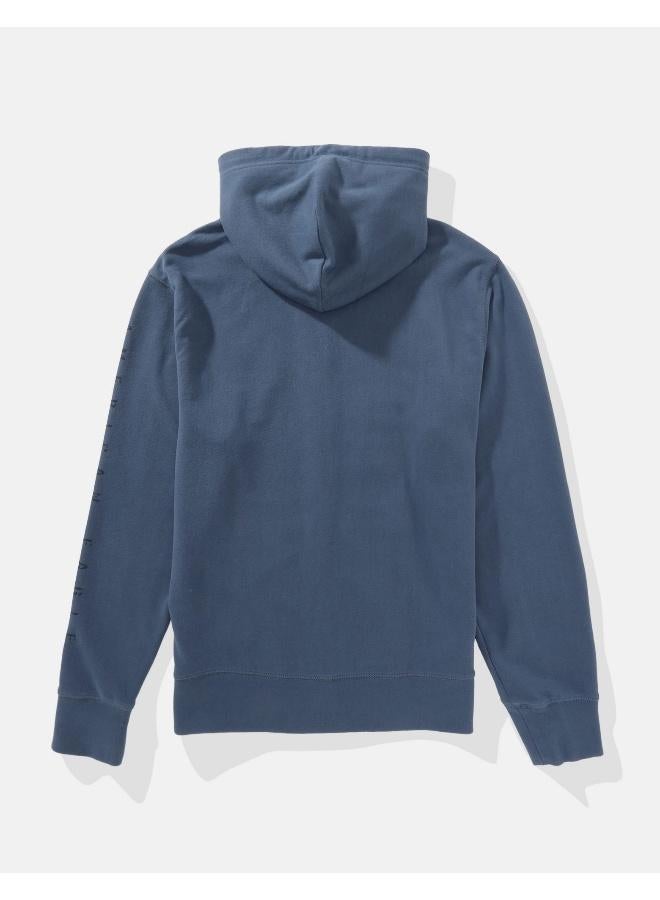 American Eagle AE Logo Graphic Zip-Up Hoodie  - Image 2