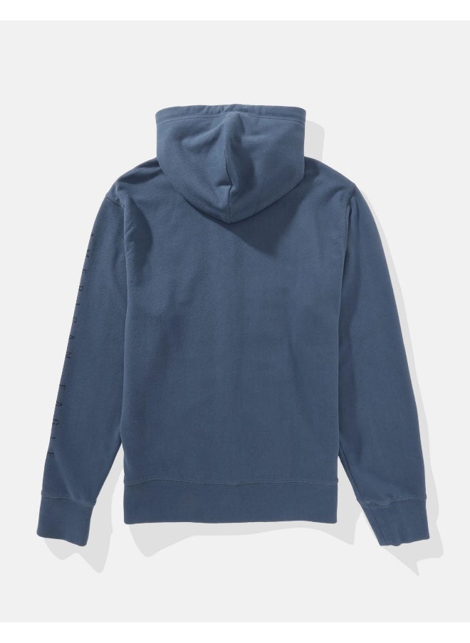 American Eagle AE Logo Graphic Zip-Up Hoodie  - Image 4