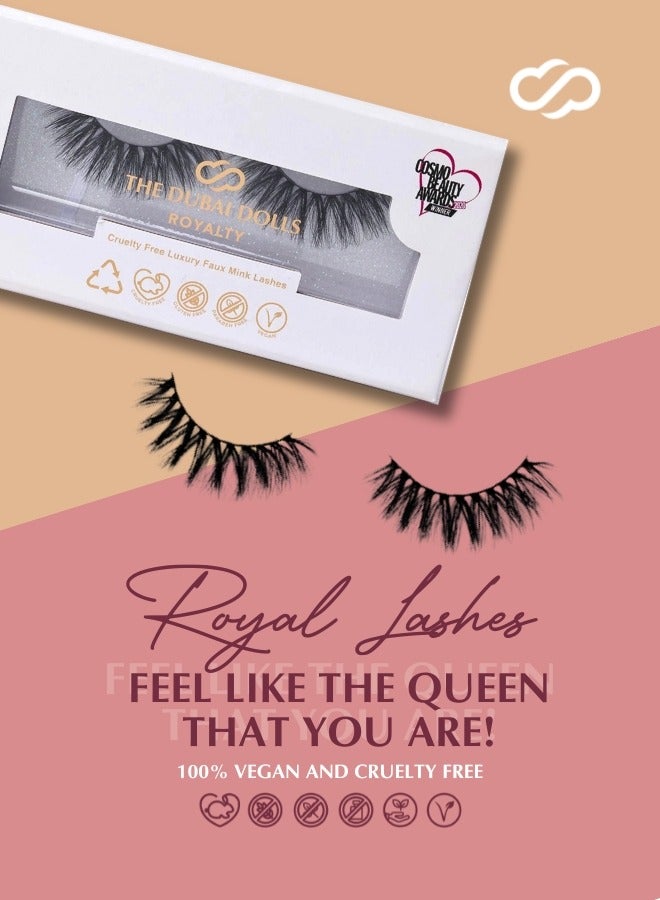 دبي دولز رموش ذا دبي دولز الفاخرة الحائزة على جوائز – "رويالتي" للنساء - Image 1