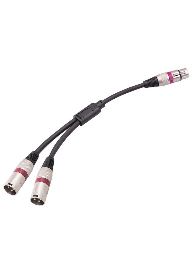 2055YMMF-05 XLR 3pin Female to Dual Male Audio Cable, Length: 50cm(Black+Red) - pzsku/Z2063C642CF863B69E5D6Z/45/_/1731459365/ac50c159-5557-4add-a938-6bf230d3b8d4