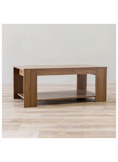 DANUBE HOME Kairo Coffee Table Multi Functional Living Room Desk Space Saving Center Table Furniture For Home Living Room L 110 x W 54 x H 45 cm Walnut  - Image 4