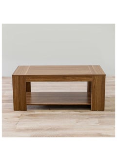 DANUBE HOME Kairo Coffee Table Multi Functional Living Room Desk Space Saving Center Table Furniture For Home Living Room L 110 x W 54 x H 45 cm Walnut  - Image 3