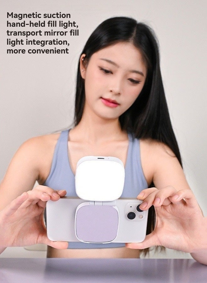 M MIAOYAN Magnetic mobile phone fill light live broadcast special light mirror beauty light selfie fill light shooting artifact lighting light - Image 4