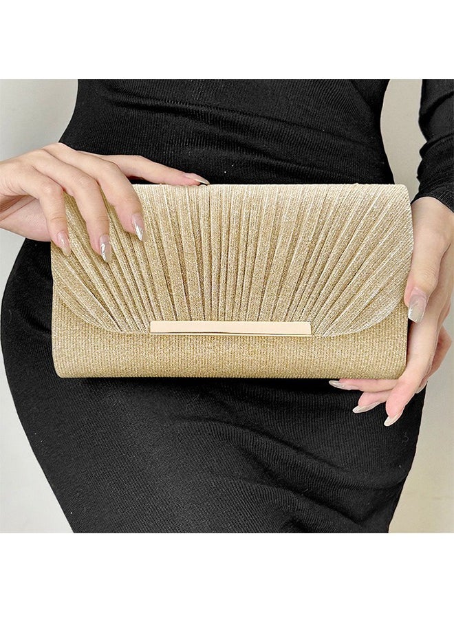 Generic - Womens Evening Bags Clutch Bags Women Girls Handbags Crossbody Bags Wedding Bags Suitable Shiny Sequin Envelope Clutch Bags Evening Bags With Chain SuitableFor Wedding Formal - Image 1