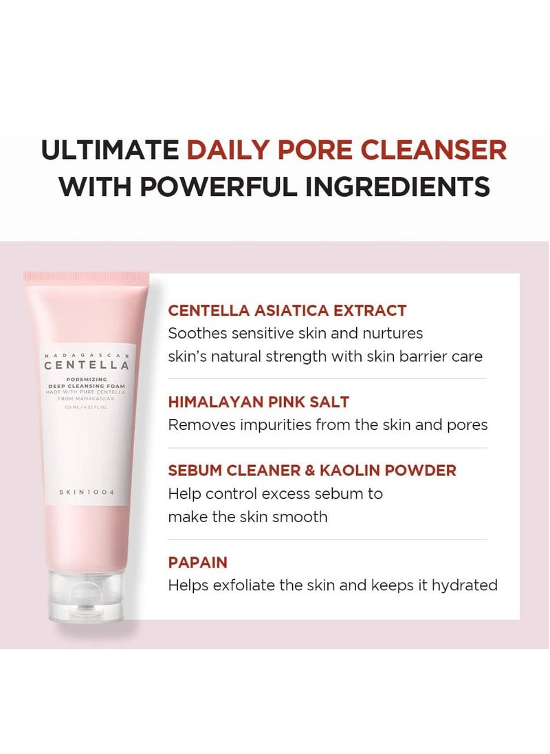 SKIN - SKIN1004 Madagascar Centella Poremizing Deep Cleansing Foam 125ml + SKIN1004 Madagascar Centella Poremizing Fresh Ampoule 50ml - Image 1