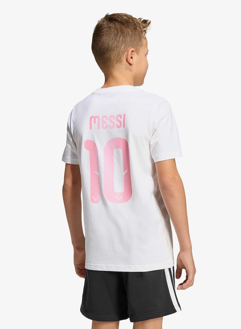Adidas Youth Messi N&N Graphic T-Shirt - Image 2