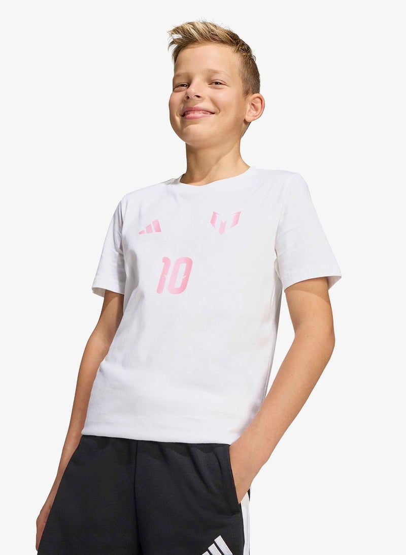 Adidas Youth Messi N&N Graphic T-Shirt - Image 3